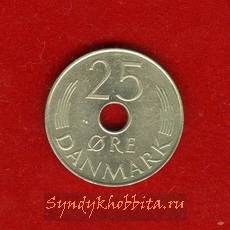 25 эре 1977 года Дания